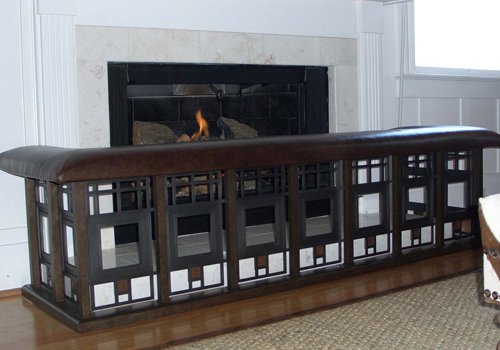 Custom Fireplace Club Fenders and Hearth Benches