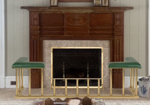 Custom Fireplace Club Fenders and Hearth Benches