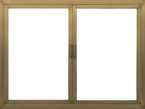 HH-Fl Solid Brass Fireplace Doors