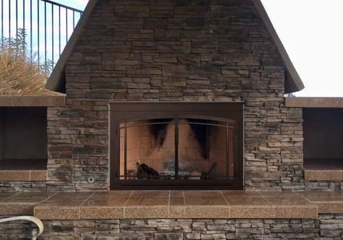 Fireplace Door Project #10155