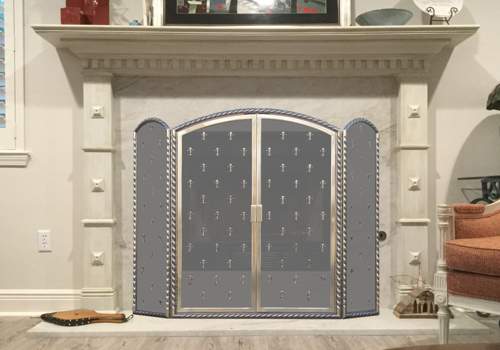 Fireplace Door Project #10426