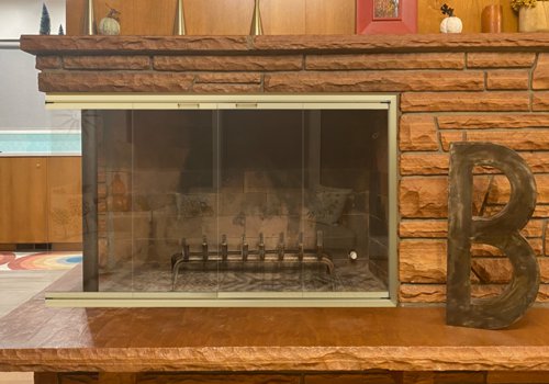 Fireplace Door Project #11065