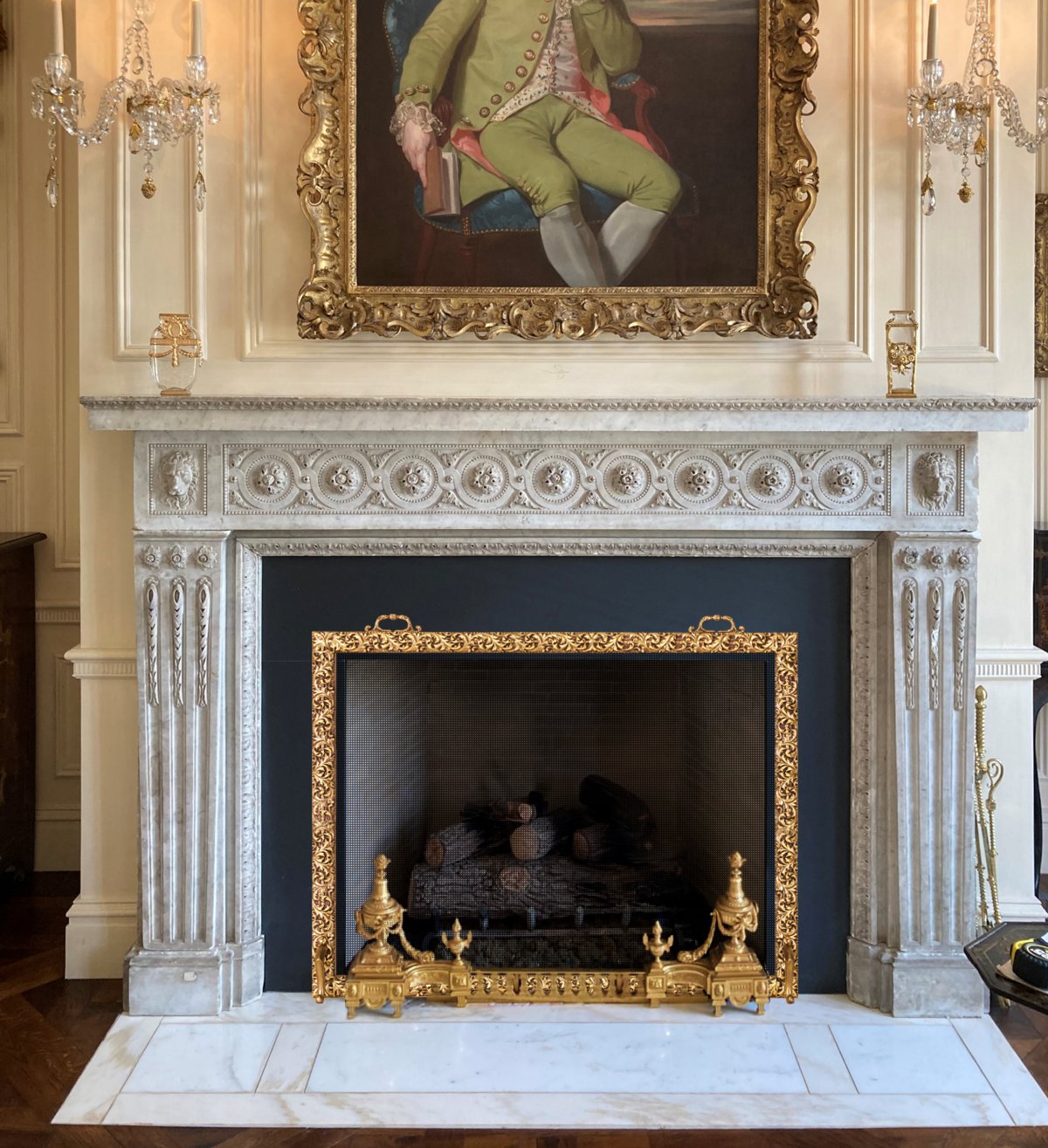 Solid Brass Fireplace Screen