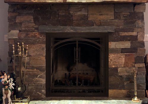 Fireplace Door Project #11409