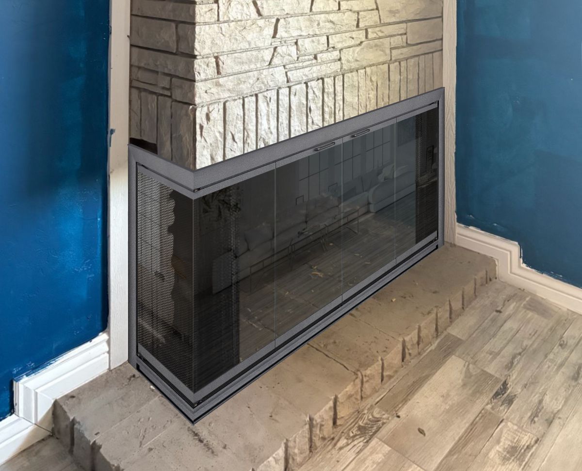 Brookfield Corner Fireplace Door