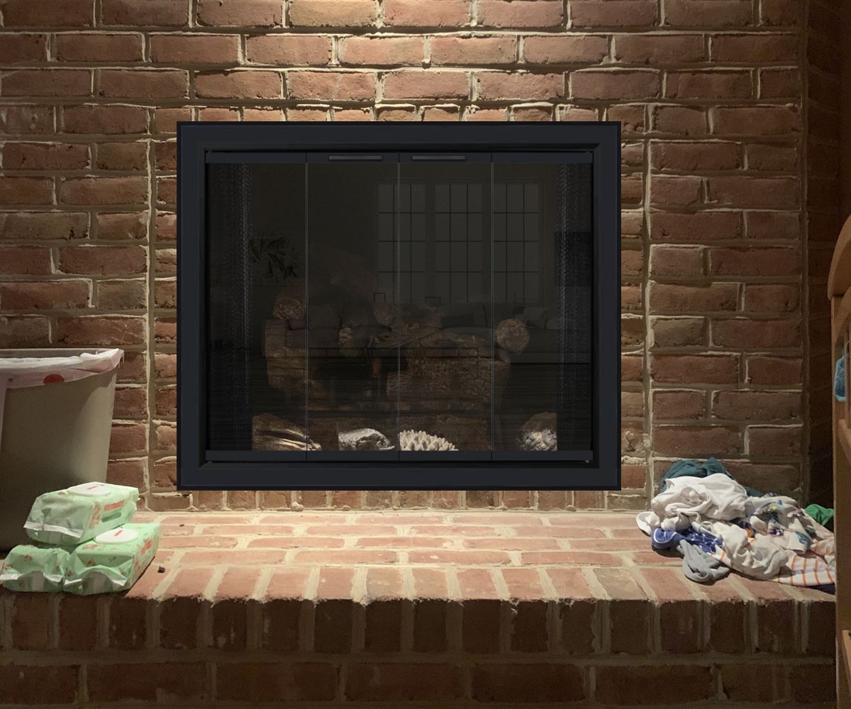 Breckinridge Aluminum Fireplace Door