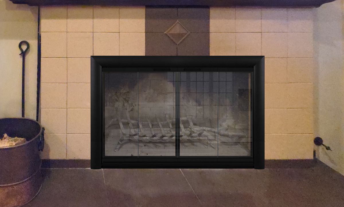 Bungalow Fireplace Door