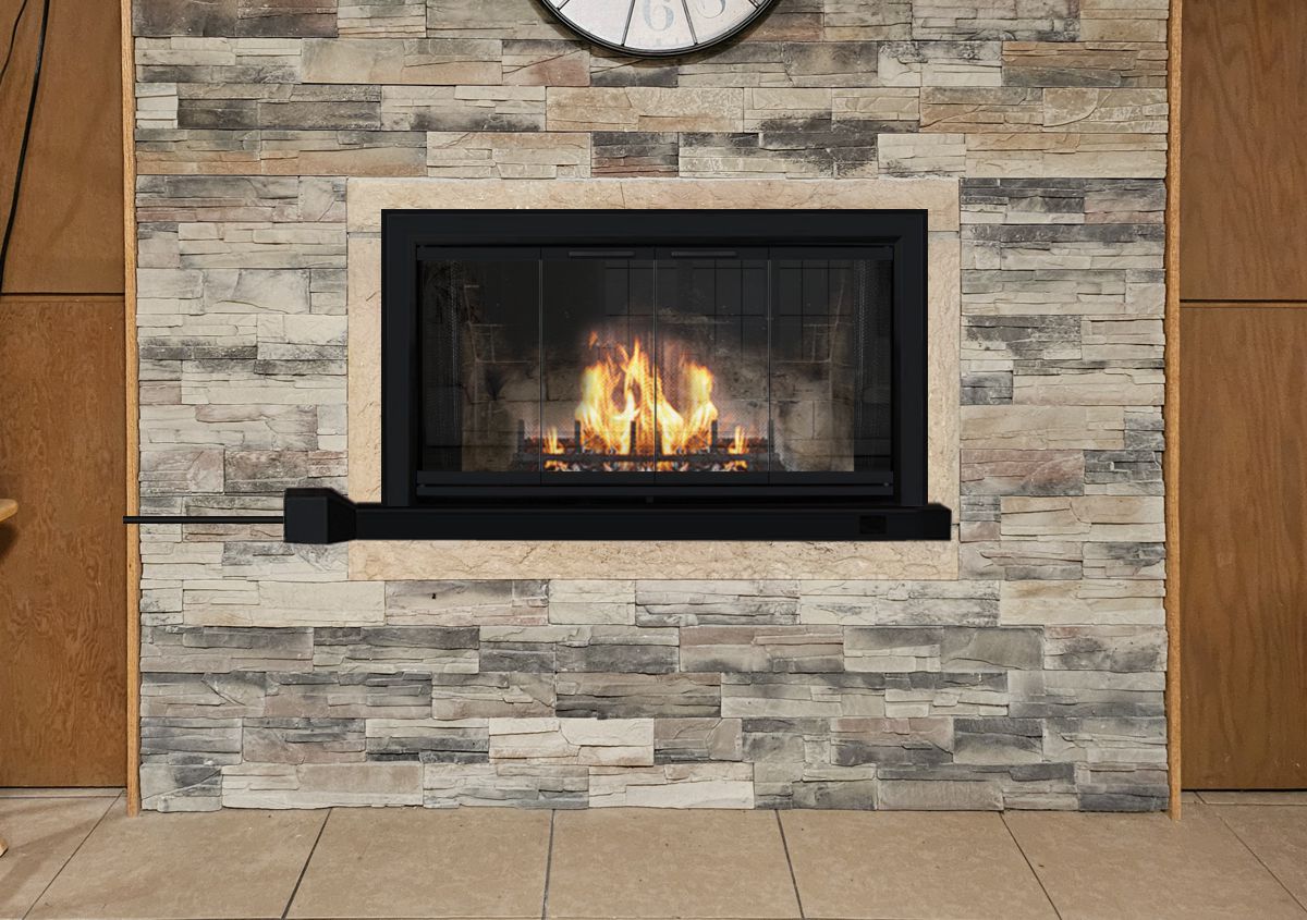 Breckinridge Aluminum Fireplace Door