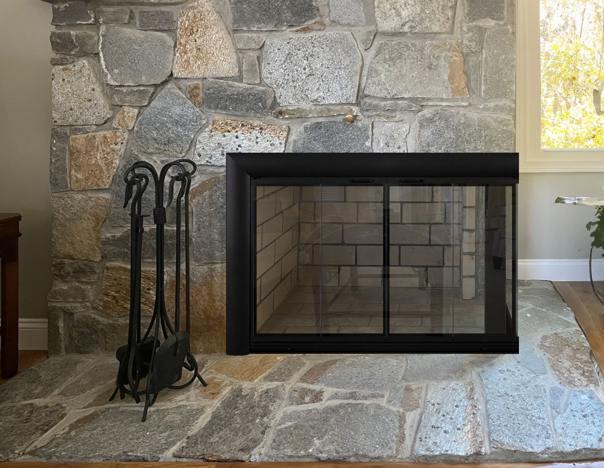 Bungalow Fireplace Door