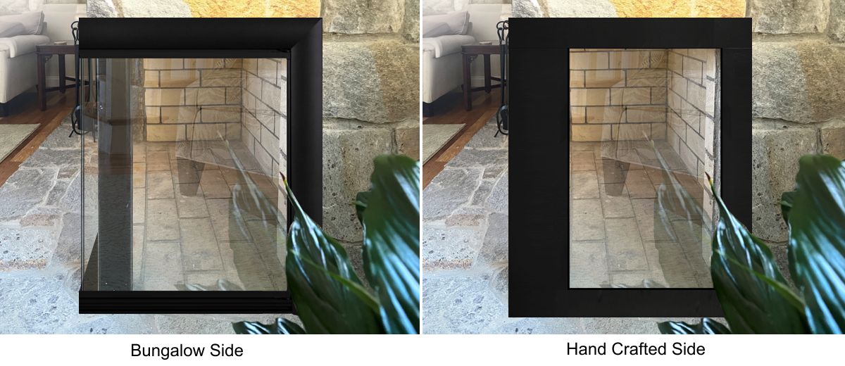 Wrought Iron Fireplace Door