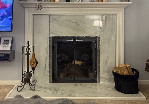 Fireplace Door Project #20830