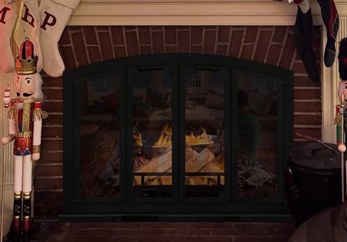 Fireplace Door Project #20900