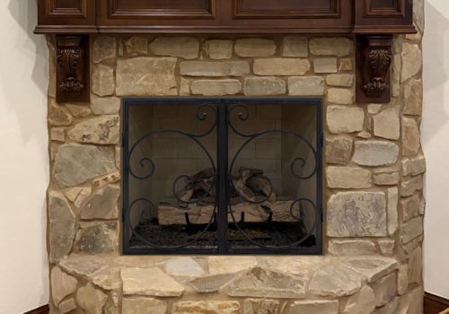 Fireplace Door Project #20936