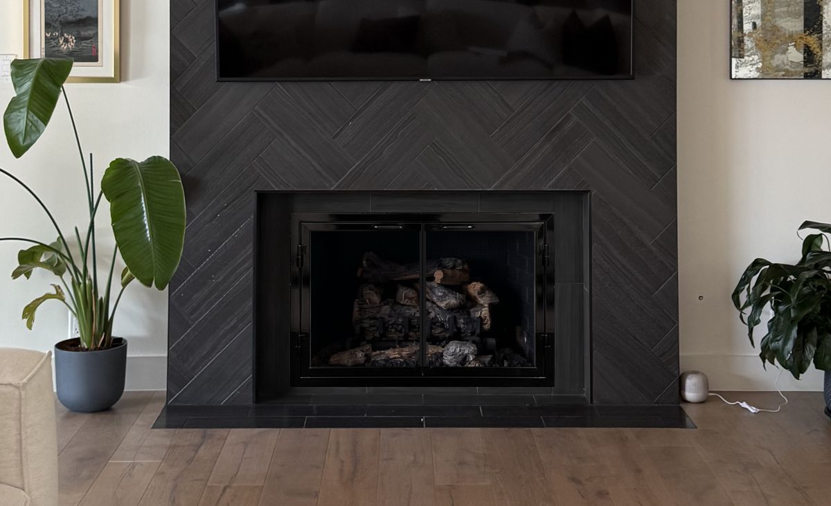 DF1M Fireplace Mesh Door