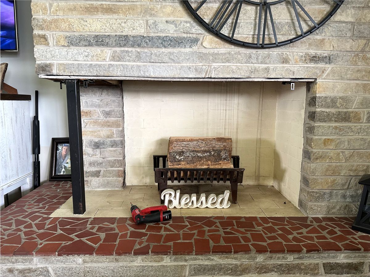 Fireplace Door Project #Cardi
