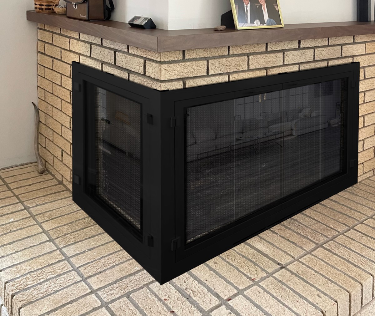 Fireplace Door Project #Spenc